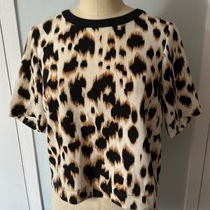 Top shop, brand new, never been used, leopard print crop top